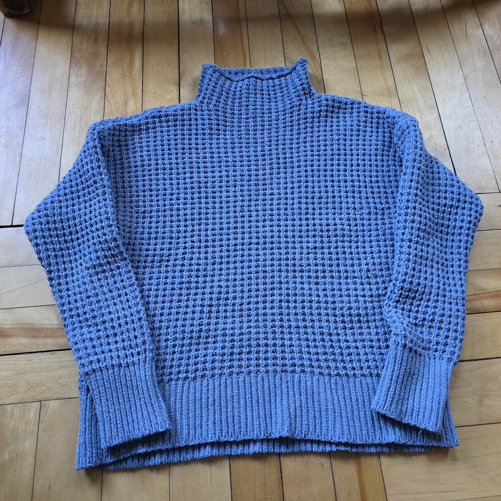 American Eagle Outfitters Blue Turtleneck Sweater